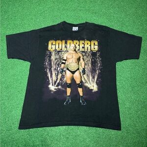 1998 90s Goldberg WCW T-shirt rare vintage wrestling XL Who’s Next Hulk Hogan